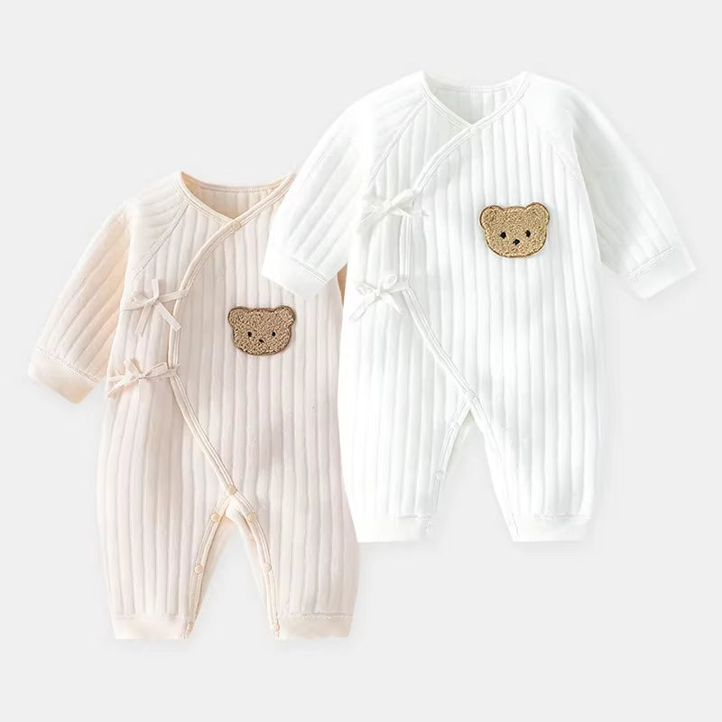 BearHug™ Baby Romper Set – Adorable One-Piece with Matching Hat for Boys & Girls